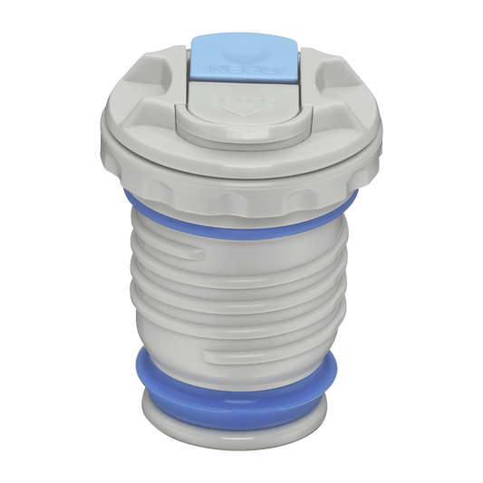 Thermos Automatikverschluss grau