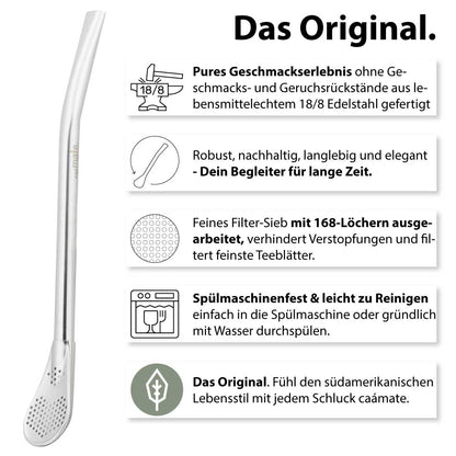 [NL]caámate die klassische Bombilla Vorteil Übersicht Matetrinkhalm