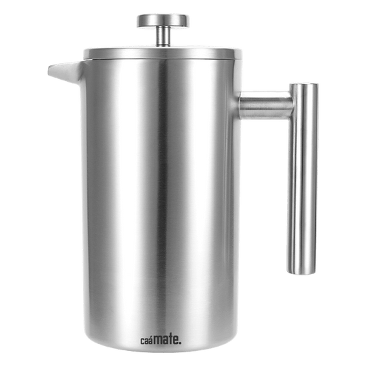 French Press Edelstahl 1000ml Seitenansicht