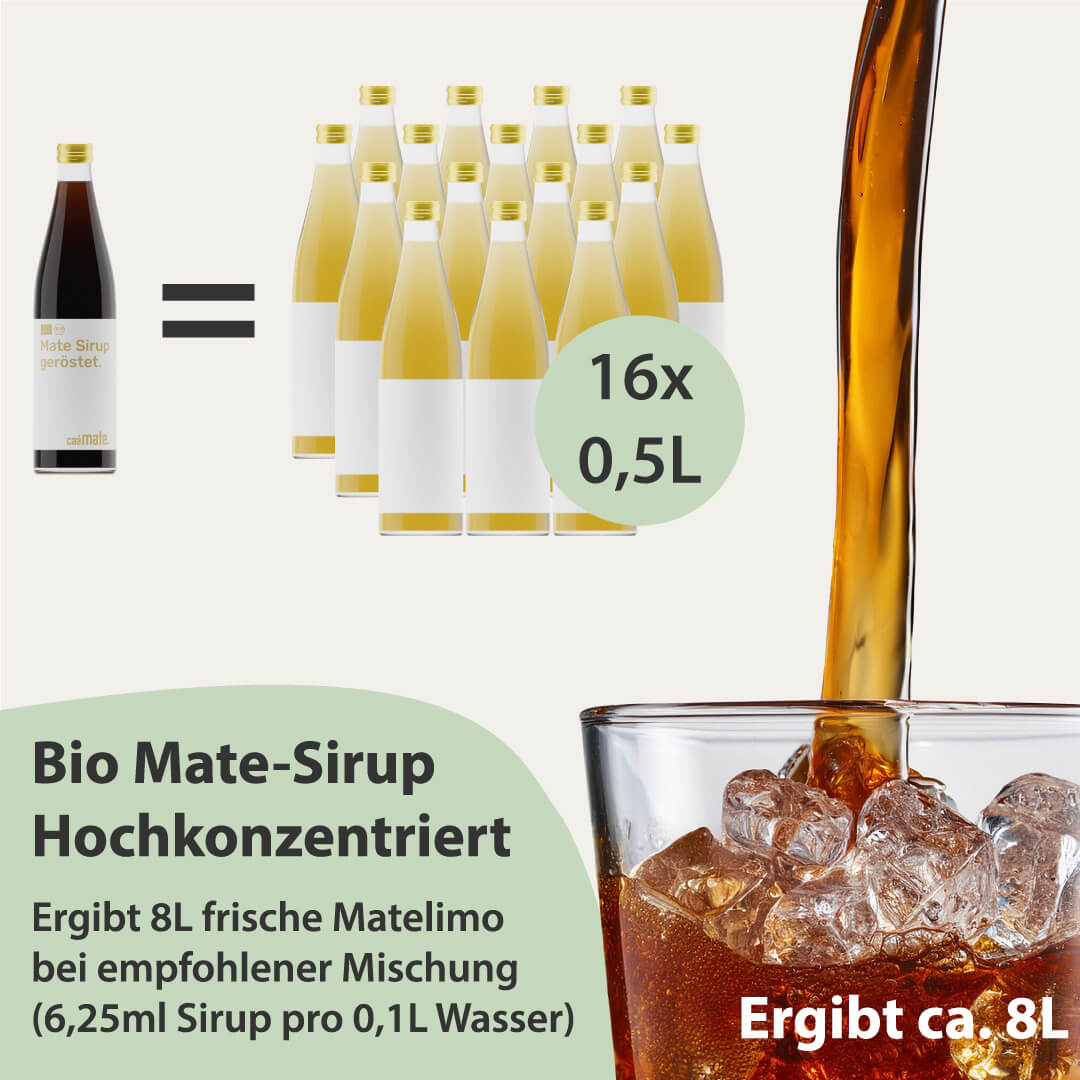 Bio Mate Sirup Geröstet – hochkonzentriert, ergibt 8L