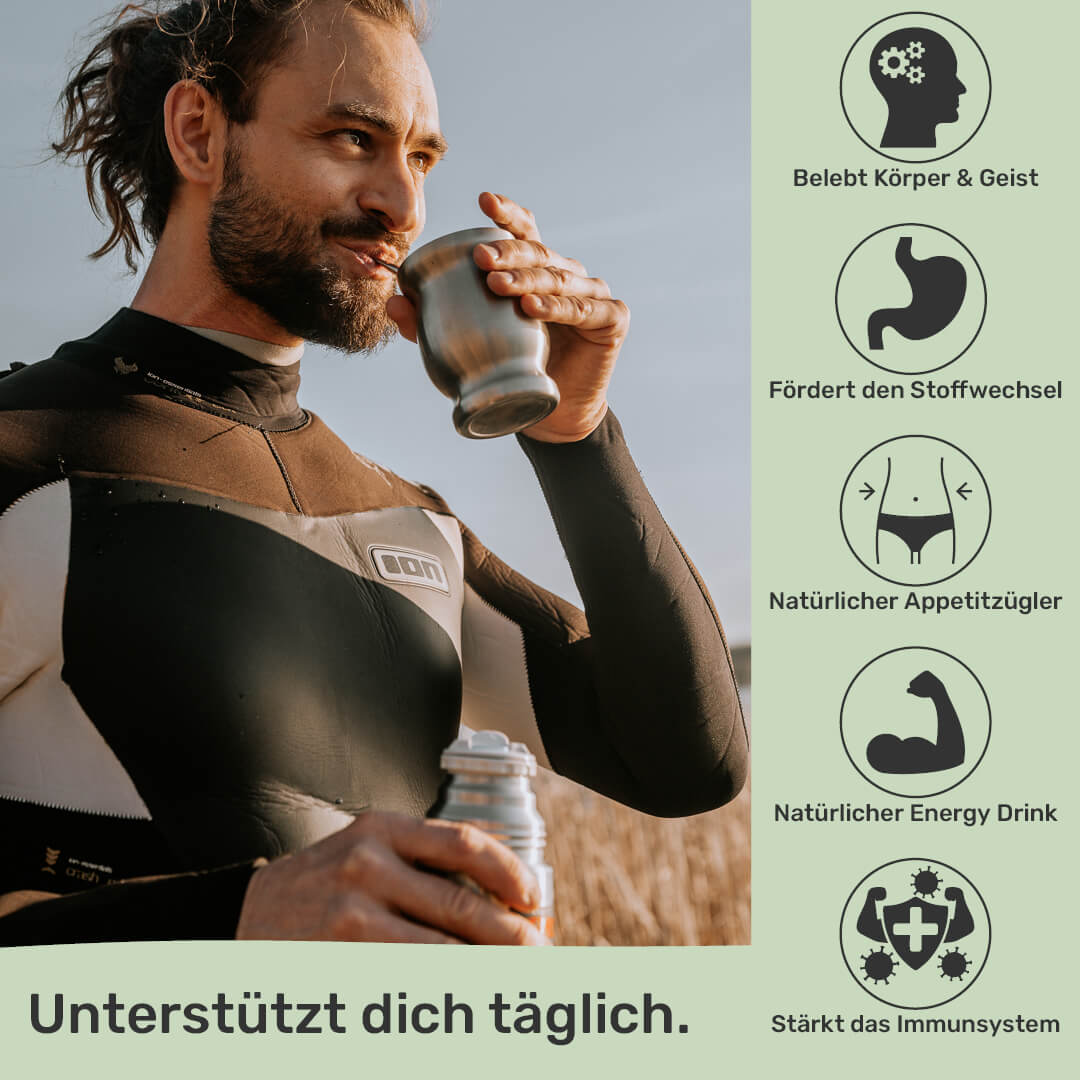 Mate Tee Wirkung: Koffein, Antioxidantien und natürliche Energie