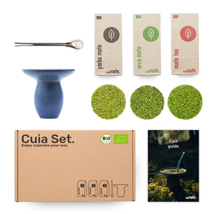 [NL]cuia Mate Tee Set Farbe Blau caamate