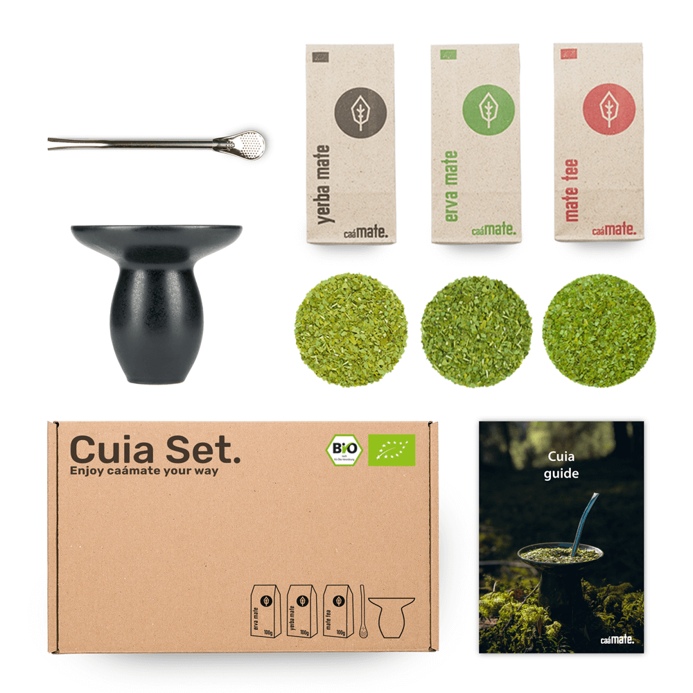 [NL]cuia Mate Tee Set Farbe Schwarz caamate