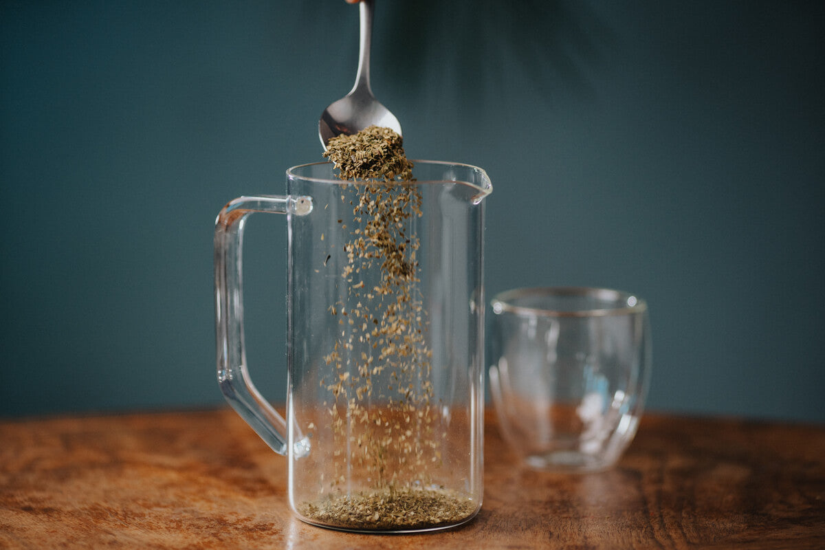 [NL]French Press Mate Tee einfüllen Dosierung