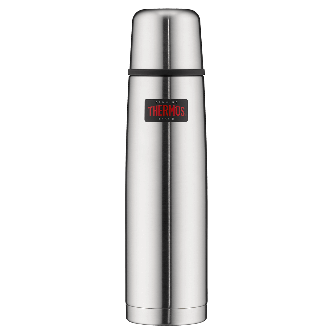 [NL]thermos light & compact Thermoskanne Silber Edelstahl caámate