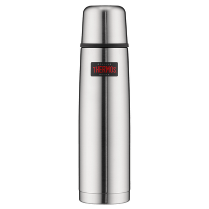 [NL]thermos light & compact Thermoskanne Silber Edelstahl caámate