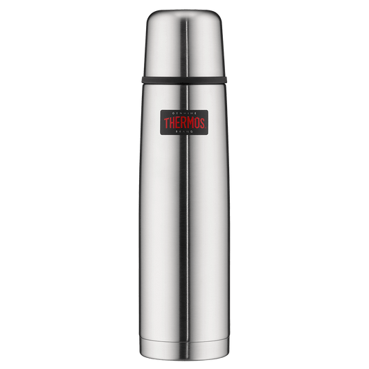 [NL]thermos light & compact Thermoskanne Silber Edelstahl caámate