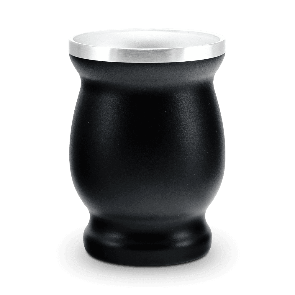 [NL]Edelstahl Matebecher schwarz