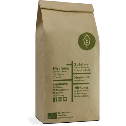 [NL]Rückseite erva mate tee caámate